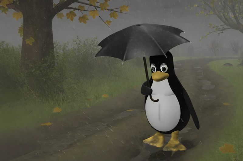 Файл:Tux-In-Rain.png
