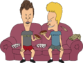 Beavis and Butt-head with hot-dogs.png