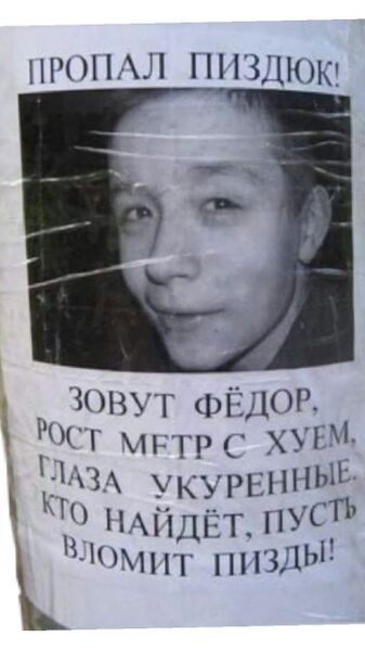 Файл:Объявление о пропаже Фёдора Ивановича.jpg